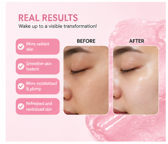 LUEUR PDRN Pink Caffeine Night Wrapping Mask