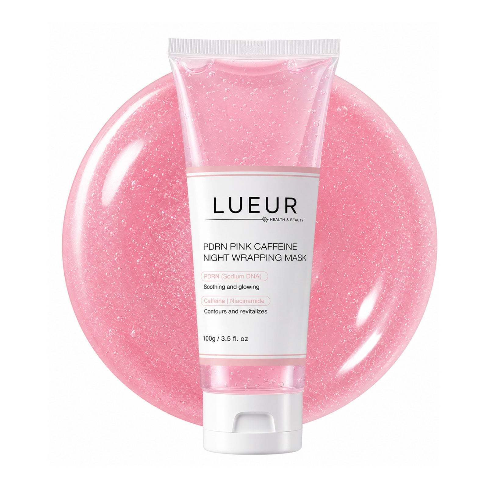LUEUR PDRN Pink Caffeine Night Wrapping Mask